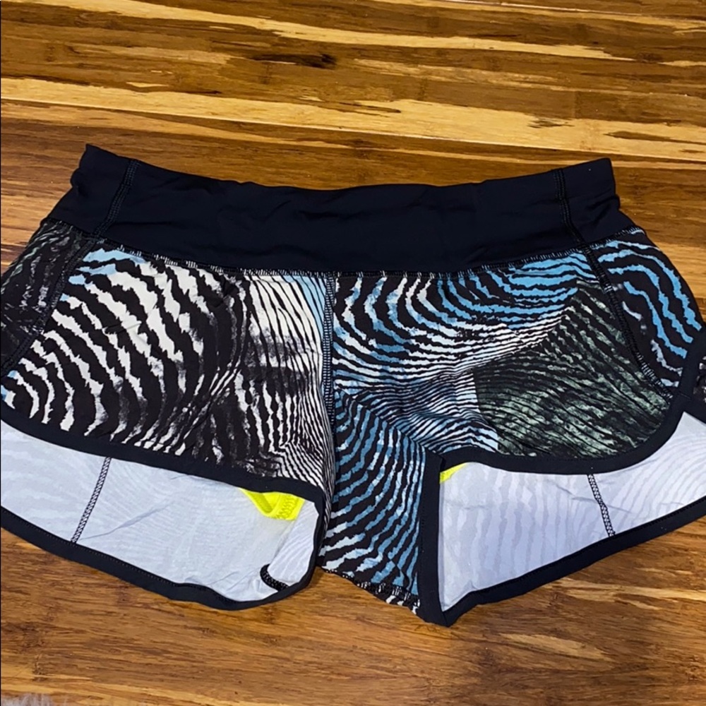 Lululemon Speed Shorts seawheeze edition